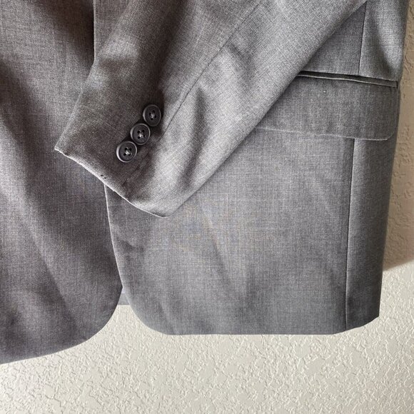 Black N Bianco Blazer Boys Size 16 Grey Suit Jacket Formal Wear - Picture 4 of 14